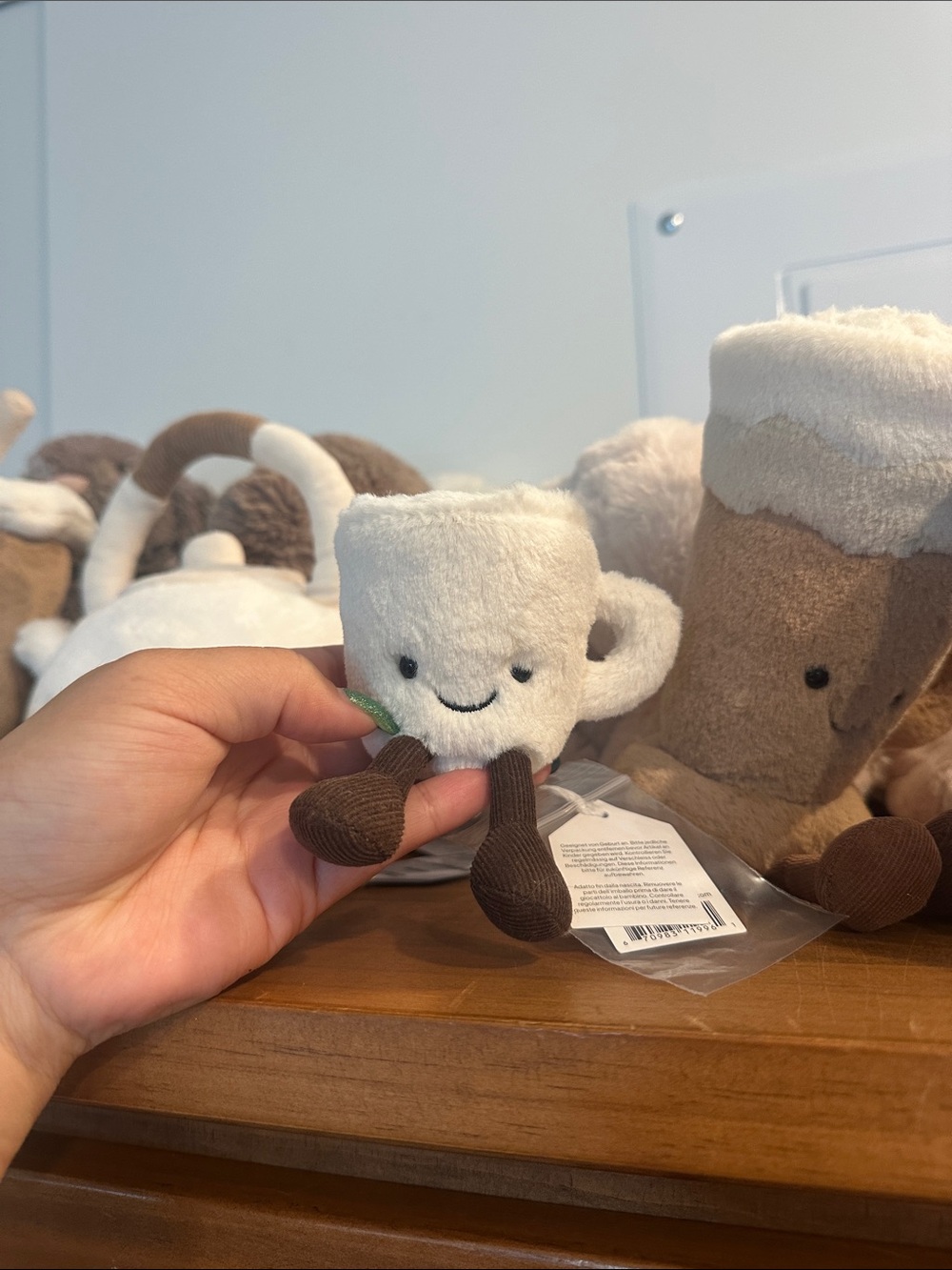 NWT Jellycat Coffee Espresso Cup